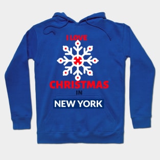 I LOVE CHRISTMAS IN NEW YORK Hoodie